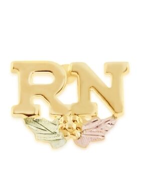 Black Hills Gold RN Nurse Pin G597 10K Gold Retired/Unavailable